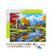 Paint by numbers, Autumn house in the mountains, 40x50, Oh-art, ANG1151
