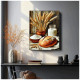 Paint by numbers, Bread, flour and wheat ears, 40x50, Oh-art, ANG1157