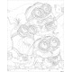 Maalimine numbrite järgi, Minionid teevad selfit, 40x50, Oh-art, ANG1121