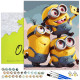 Maalimine numbrite järgi, Minionid teevad selfit, 40x50, Oh-art, ANG1121