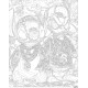 Paveikslas pagal numerius, Stitch ir Donald Duck, 40x50, Oh-art, ANG1122