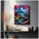 Maalimine numbrite järgi, Fuji mägi ja õitsev sakura, 40x50, Oh-art, ANG1137
