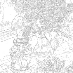 Paveikslas pagal numerius, Alyvų puokštė vazoje, 40x50, Oh-art, ANG1171