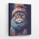 Painting by numbers, Cat, 40x50, Oh-art, ANG573
