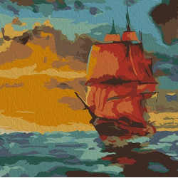 Glezna pēc numuriem 20x30 cm, Burinieks, Artventure, MINIA40173