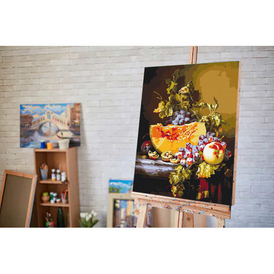 Картина по номерам 40x50 cm, Натюрморт Осеннее изобилие, Twoje-hobby, GX57016