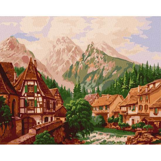 Glezna pēc numuriem 40x50 cm, Kalni, Ideyka, KHO2880