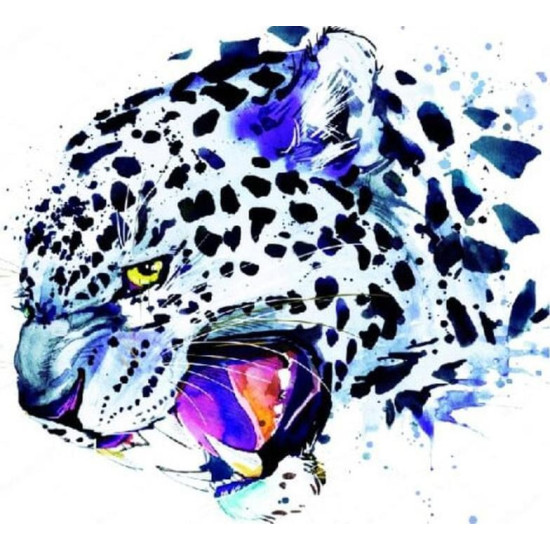 Dimanta mozaīka, Snow Leopard, 30x40, varvikas, LE017e