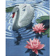 Diamond painting, Princess Swan, 38x48 cm, artkatalog, WD241
