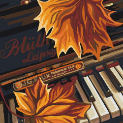Painting by numbers, Maple leaf, 40x50, Oh-art, GX22310