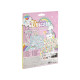Stickers Unicorn, 17×17cm, 4 Sheets, Moxy, 100035