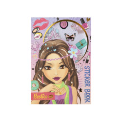 Besties foil sticker book, A5, brunette, Besties, 140002