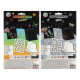 A5 holographic scratch art, 2 designs, with stencil, Moxy, 220002