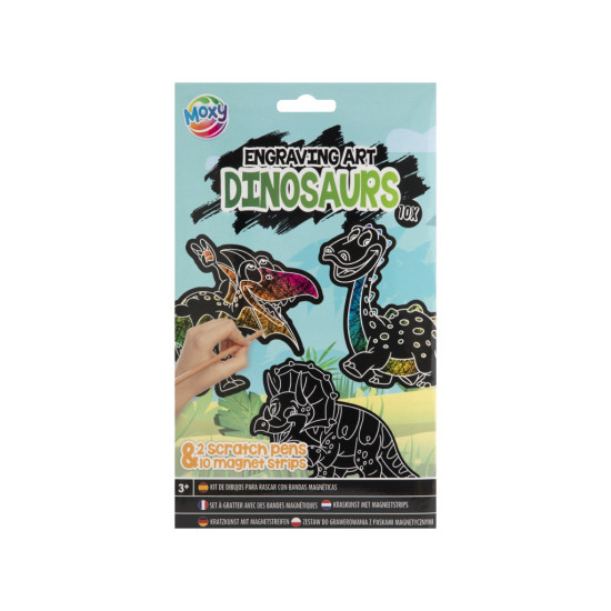 Scratch magnetai, 10 vnt., 2 variantai, Moxy, 220012