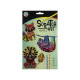 Make-your-own scratch art, 4 sheets, 4 designs, Moxy, 220023
