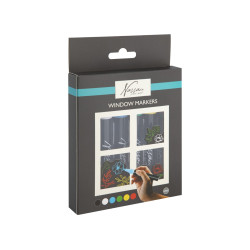 Aken/kriit marker, 11,5×17×,2,5 cm, 6 tk, Nassau, AR0165/GE