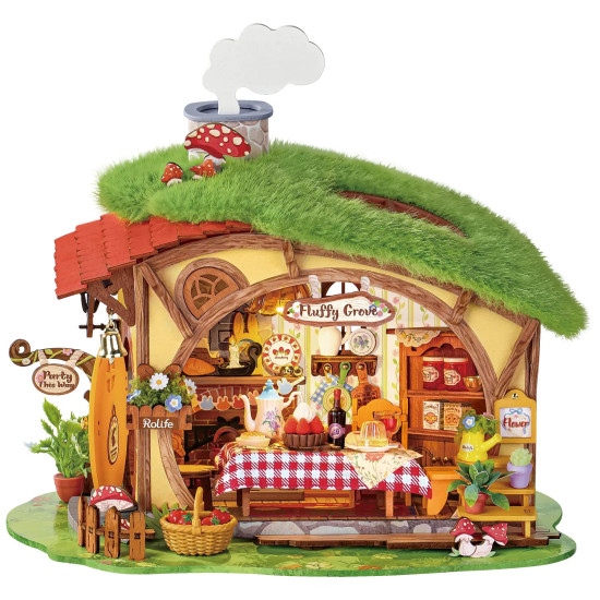3D Pienoistalosarja, Fluffy Grove, robotime, DG184
