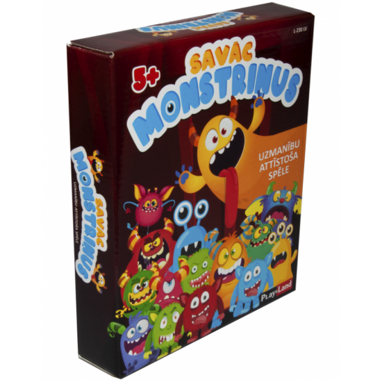 Stalo žaidimas Surinkti Monstras (5+, latvių kalba), PlayLand, L-230LV