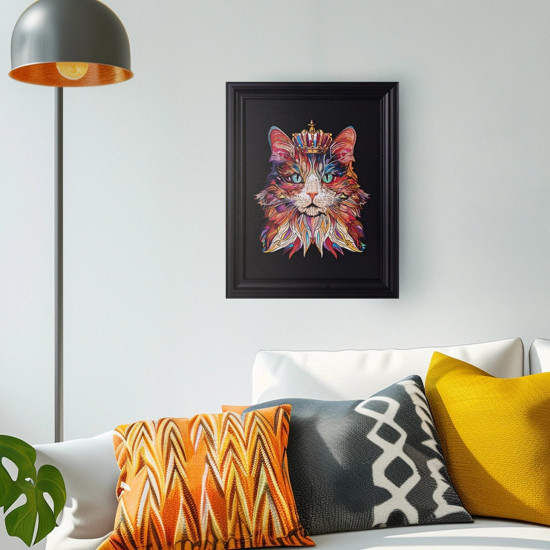 Деревянный 3D пазл, Black Vintage Puzzle Frame, robotime, TAK002