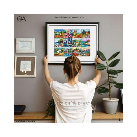 Алмазная мозаика на картоне, магнит, collectiondart, DCM110