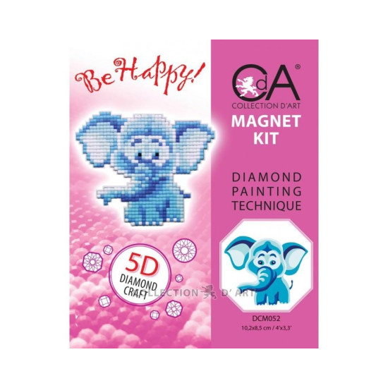 Dimanta mozaīka uz kartona, magnēts, collectiondart, DCM052