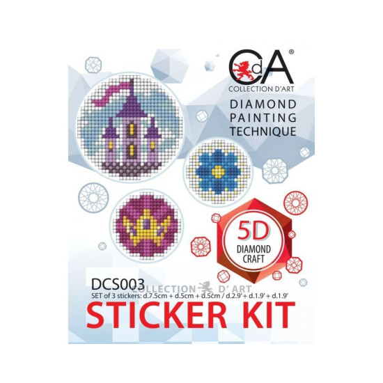 Diamond Painting Sticker Kit, collectiondart, DCS003