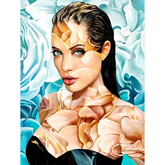 Алмазная живопись, Анджелина, 50x65, varvikas, LMC014e