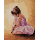 Tapymas pagal numerius, Balerina kūdikis, 40x50, varvikas, MG2055e