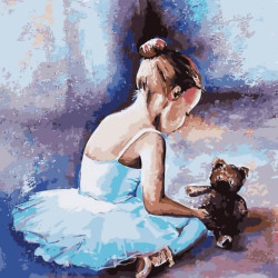 Tapymas pagal numerius, Balerina. Pirmieji žingsniai, 40x50, varvikas, MG2056e