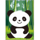 Dimanta mozaīka, Mazā panda, 17x22, varvikas, X102e