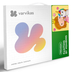Tapymas pagal numerius, Princesė su mažu vienaragiu, 20x30, varvikas, MC1103e