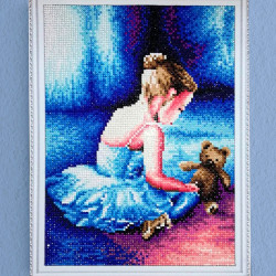Dimanta mozaīka, Balerīna. Pirmie soļi, 30x40, varvikas, LE037e
