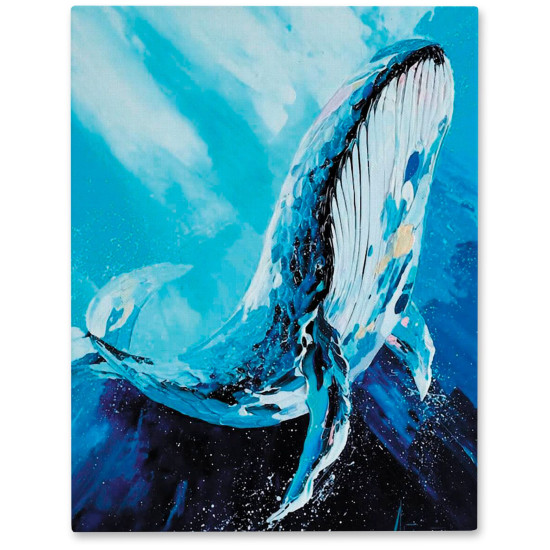 Glezna pēc numuriem, Majestātiskais valis, 40x50, varvikas, MG2437e