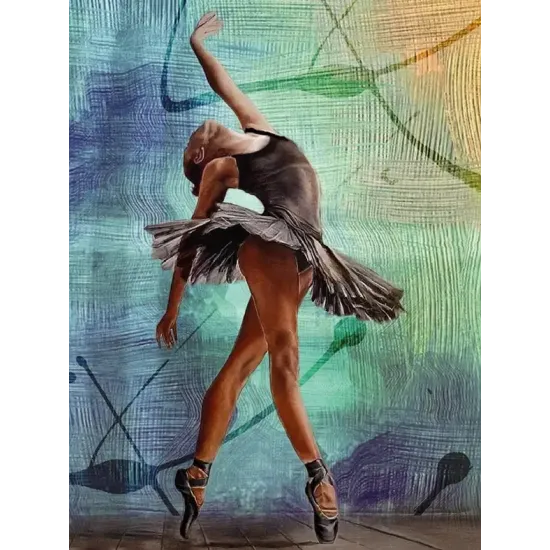 Tapymas pagal numerius, Grakšti balerina, 30x40, ME1158e