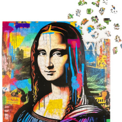 Medinė dėlionė, Mona Liza, 500, varvikas, PW027e