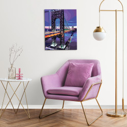 Tapymas pagal numerius, Džordžo Vašingtono tiltas, 40x50, varvikas, MG2489e