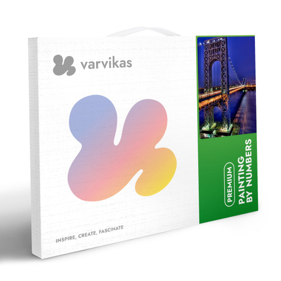 Tapymas pagal numerius, Džordžo Vašingtono tiltas, 40x50, varvikas, MG2489e