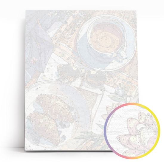 Glezna pēc numuriem 40x50 cm, Rītausmas smarža, varvikas, MG2526e