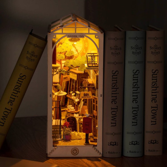 3D Miniatūra māja, Saules pilsēta, robotime, TGB02