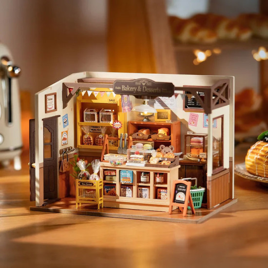 3D Miniatiūrinis namas, Beckos Kepyklėlė, robotime, DG161