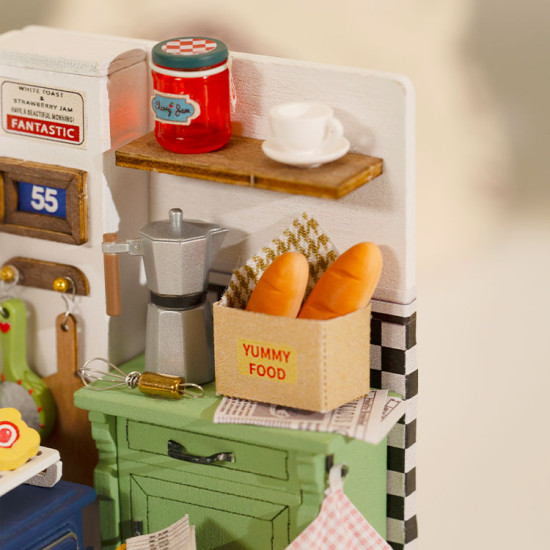 3D Miniature house kit, Afternoon Baking Time, robotime, DS029
