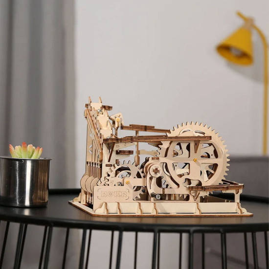 Деревянный 3D пазл, Мраморный паркур, 254 дет., robotime, LG501