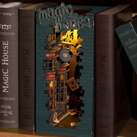 3D Miniatūra māja, Burvju nams, robotime, TGB03