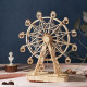 3D koka puzle, DIY Mūzikas kaste–Ferris Wheel, 232 gab, robotime, TGN01