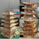 3D koka puzle, Piecu stāvu pagoda, 275 gab, robotime, TGN02