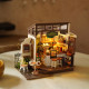 3D Miniature house kit, No.17 Café, robotime, DG162