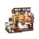 3D Miniature house kit, No.17 Café, robotime, DG162