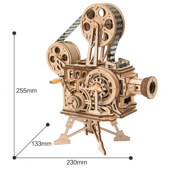 3D koka puzle, Vitoskops, 183 gab, robotime, LK601