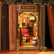 3D Miniature house kit, Bookstore, robotime, TGB07