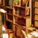 3D Miniature house kit, Bookstore, robotime, TGB07
